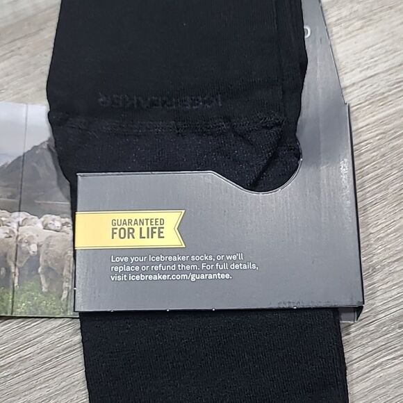 Nwt  200n Fine Gauge Icebreaker Over The Knee  Light Cushion Wool Sock STOCKINGS - Picture 4 of 7